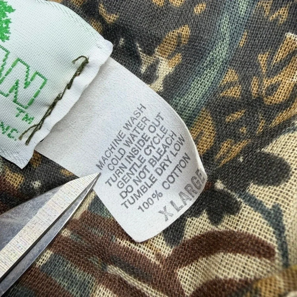 Bushlan Camo Suit Mens XL Vintage 1989 South Texas Hunting Set Cotton 2pc Brown
